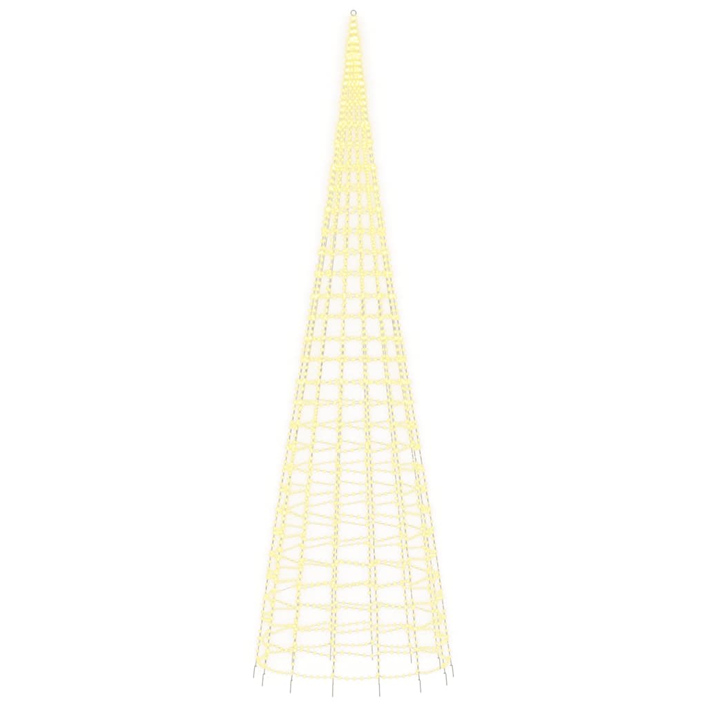 LED julgran 3000 LEDs varmvit 800 cm