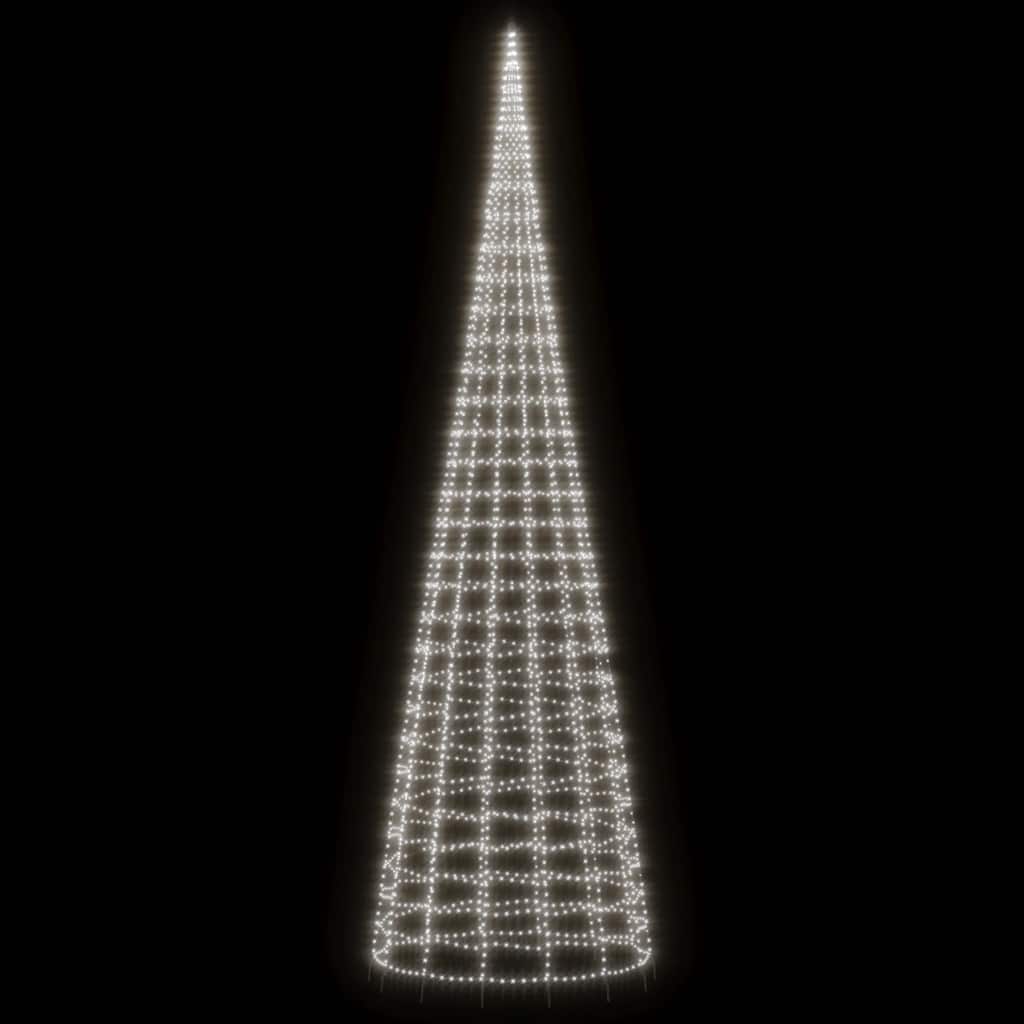 LED julgran 3000 LEDs kallvit 800 cm