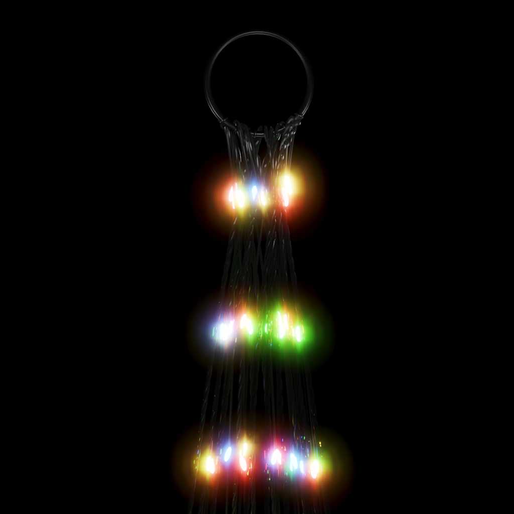 LED julgran 3000 LEDs färgglad 800 cm