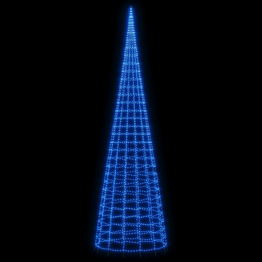LED julgran 3000 LEDs blå 800 cm