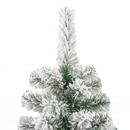 Plastgran med snö gångjärn 240 cm