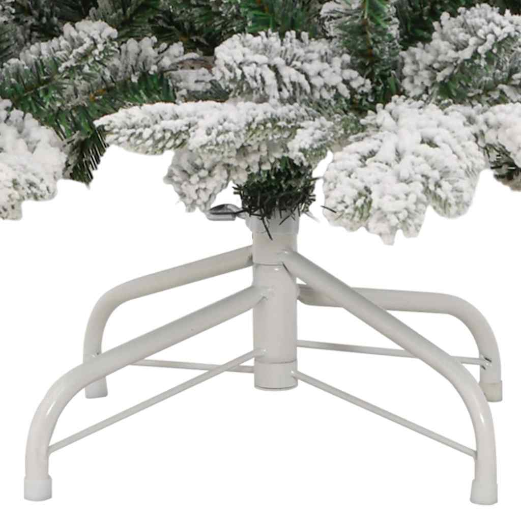 Plastgran med snö gångjärn 210 cm