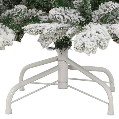 Plastgran med snö gångjärn 210 cm