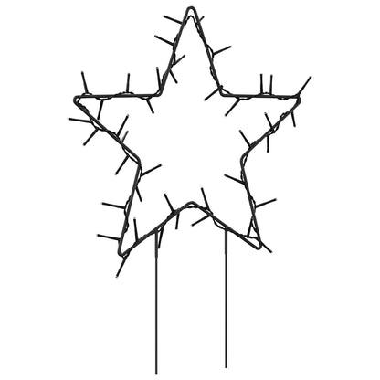 Julstjärna 3 st med spett 50 LEDs 29 cm