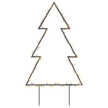 Julträd med spett 80 LEDs 60 cm