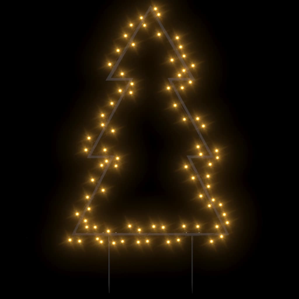 Julträd med spett 80 LEDs 60 cm