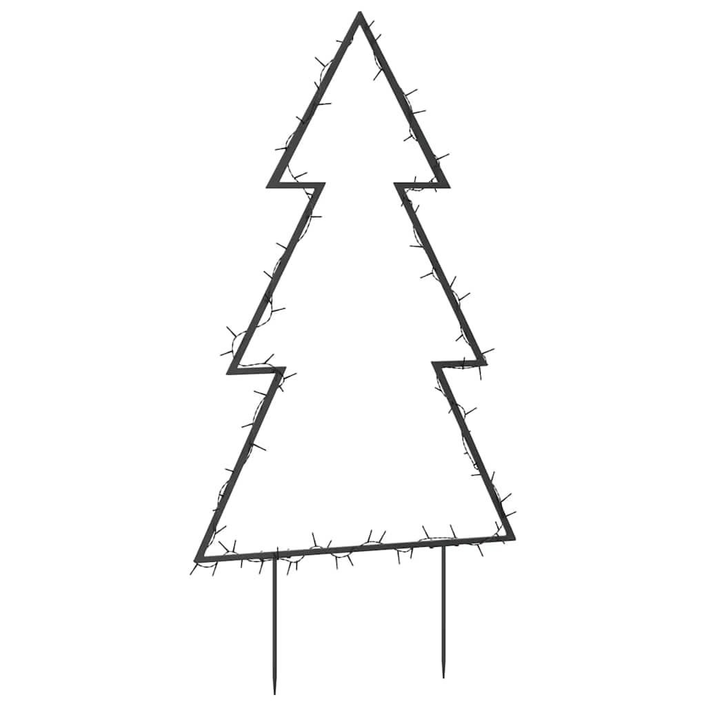 Julträd med spett 80 LEDs 60 cm