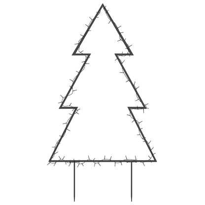 Julträd med spett 80 LEDs 60 cm