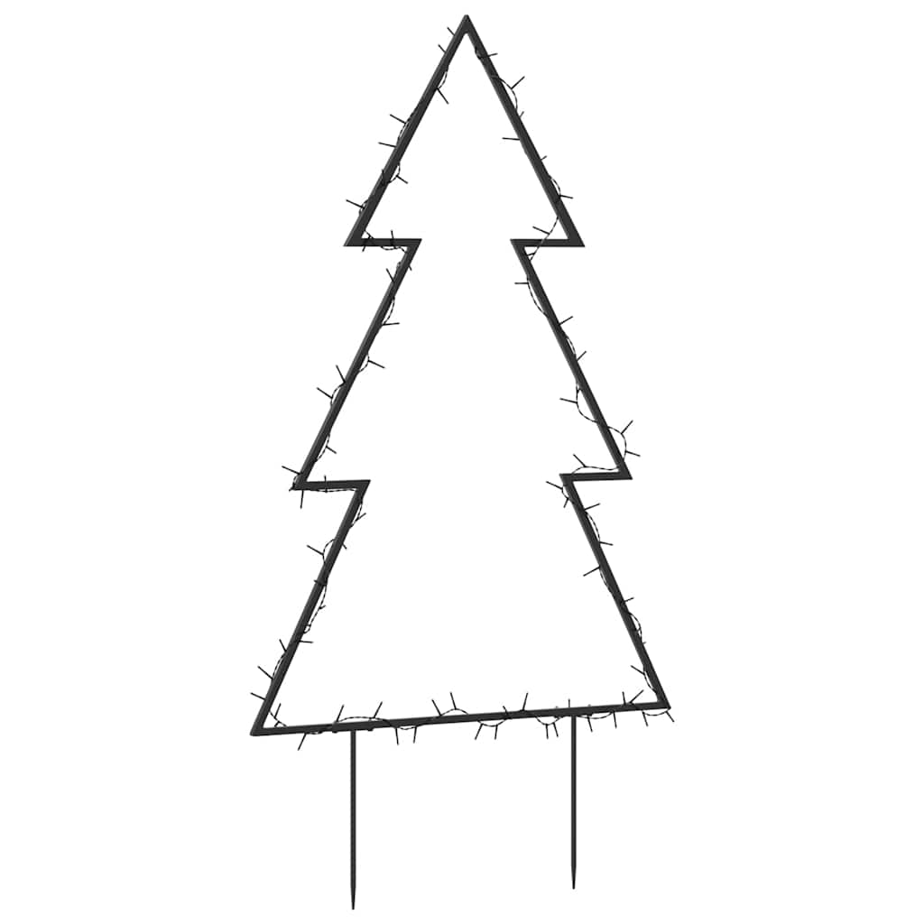 Julträd med spett 80 LEDs 60 cm