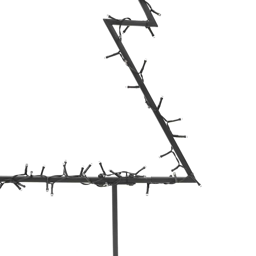 Julträd med spett 80 LEDs 60 cm