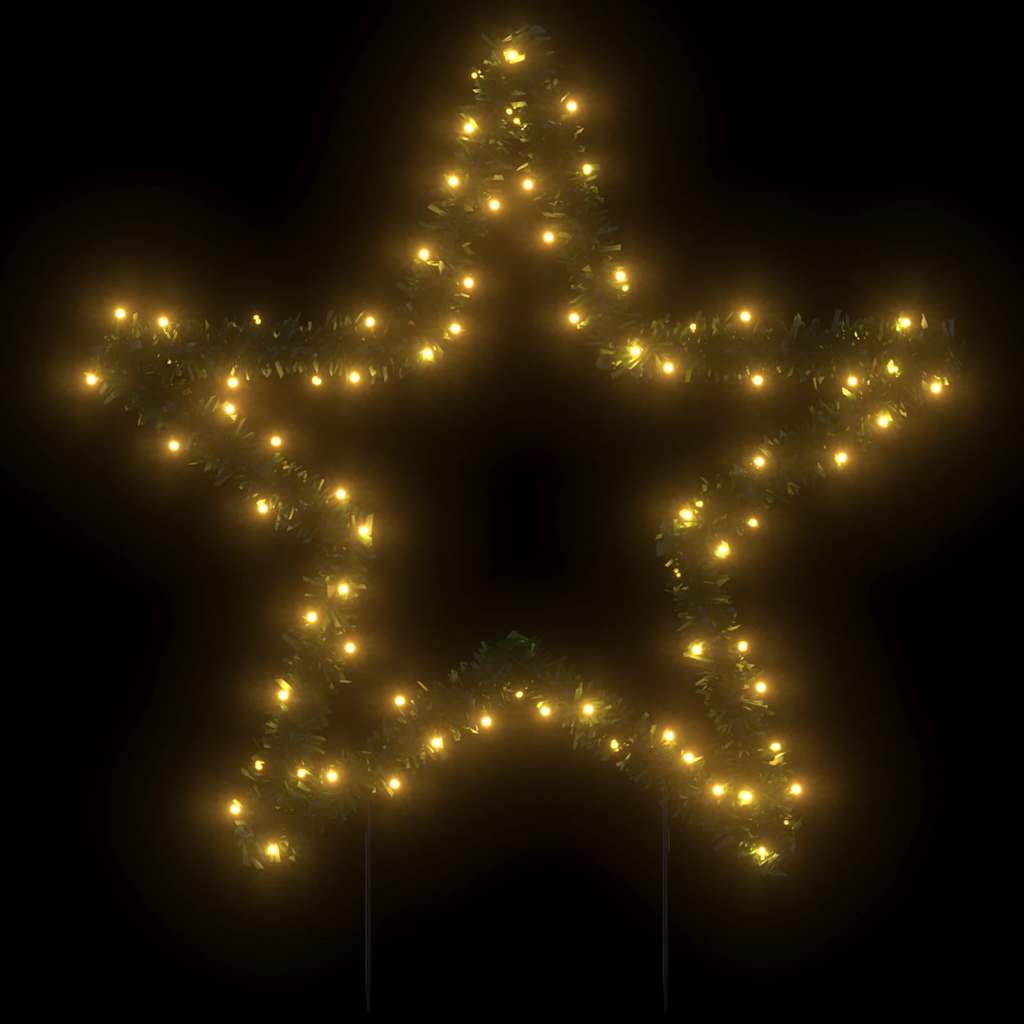 Julstjärna med spett 80 LEDs 60 cm