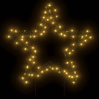Julstjärna med spett 80 LEDs 60 cm