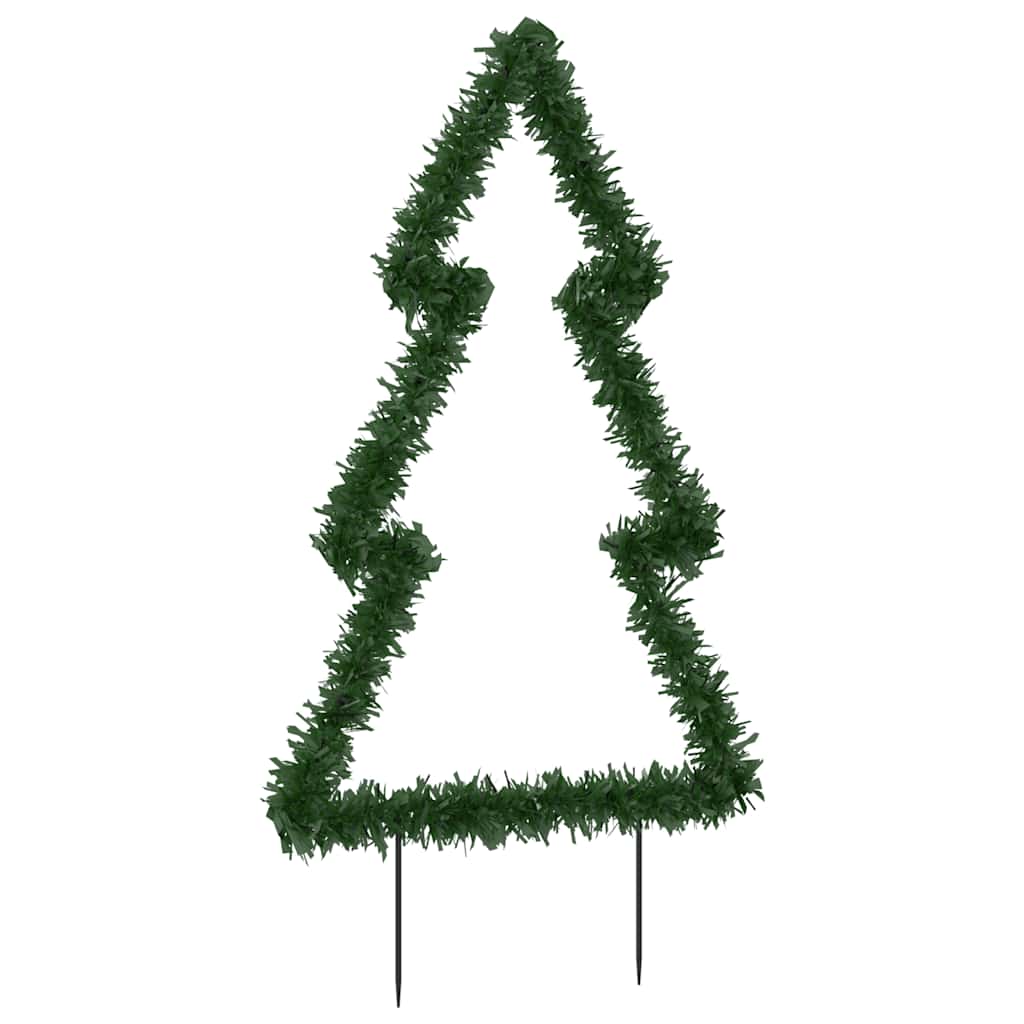 Julträd med spett 80 LEDs 60 cm