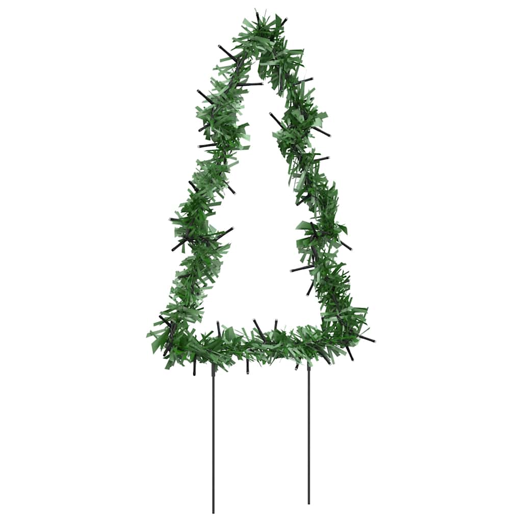 Julträd 3 st med spett 50 LEDs 30 cm