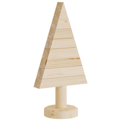 Julgran i trä 2 st 30 cm massiv furu