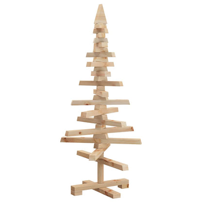 Julgran i trä 90 cm massiv furu