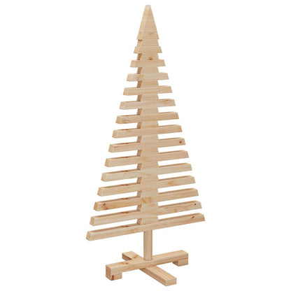 Julgran i trä 90 cm massiv furu