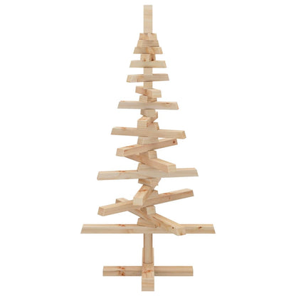 Julgran i trä 90 cm massiv furu