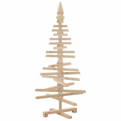 Julgran i trä 120 cm massiv furu