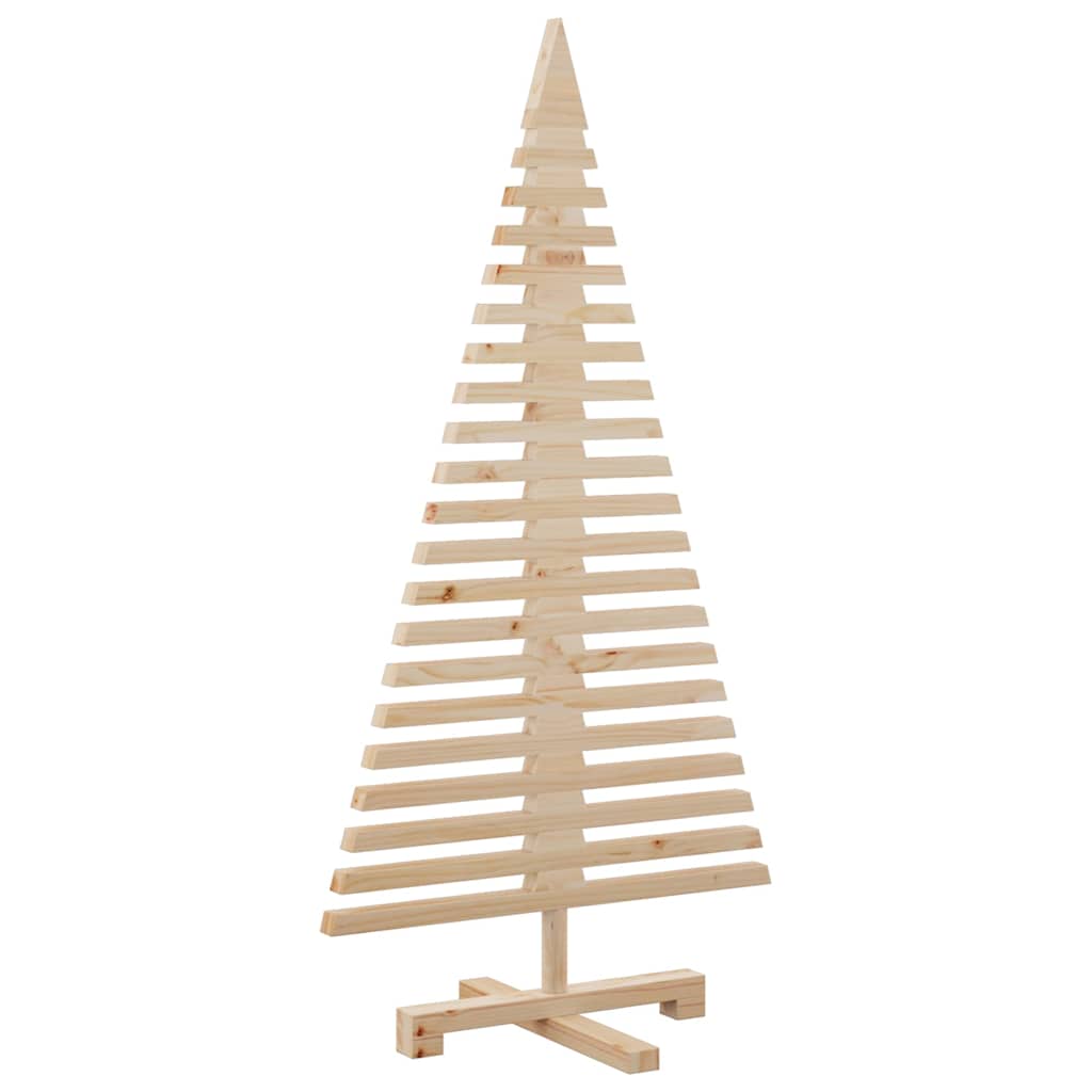 Julgran i trä 120 cm massiv furu