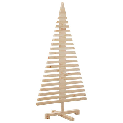 Julgran i trä 120 cm massiv furu