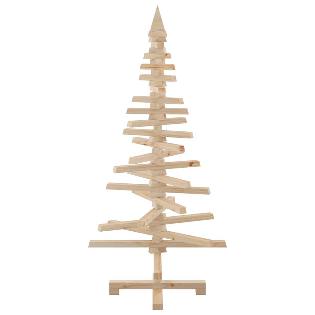 Julgran i trä 120 cm massiv furu
