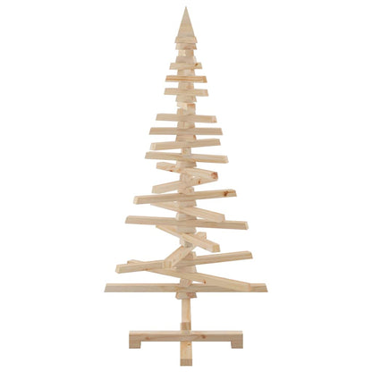 Julgran i trä 120 cm massiv furu