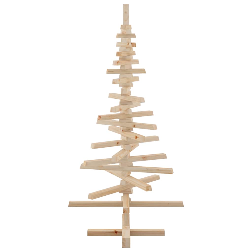 Julgran i trä 120 cm massiv furu