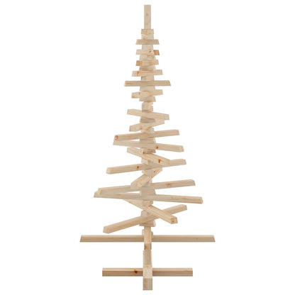 Julgran i trä 120 cm massiv furu