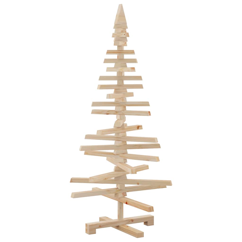 Julgran i trä 120 cm massiv furu