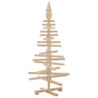 Julgran i trä 120 cm massiv furu