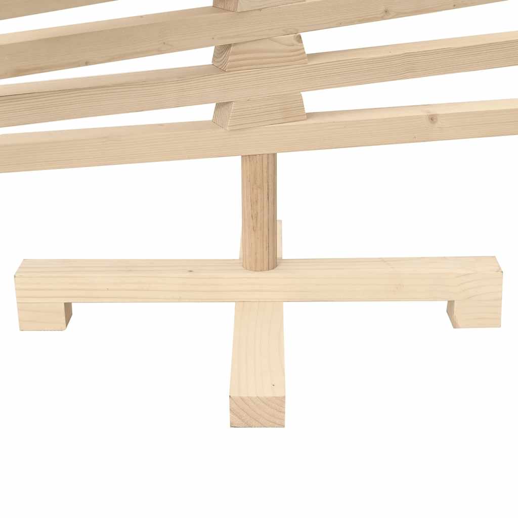Julgran i trä 120 cm massiv furu