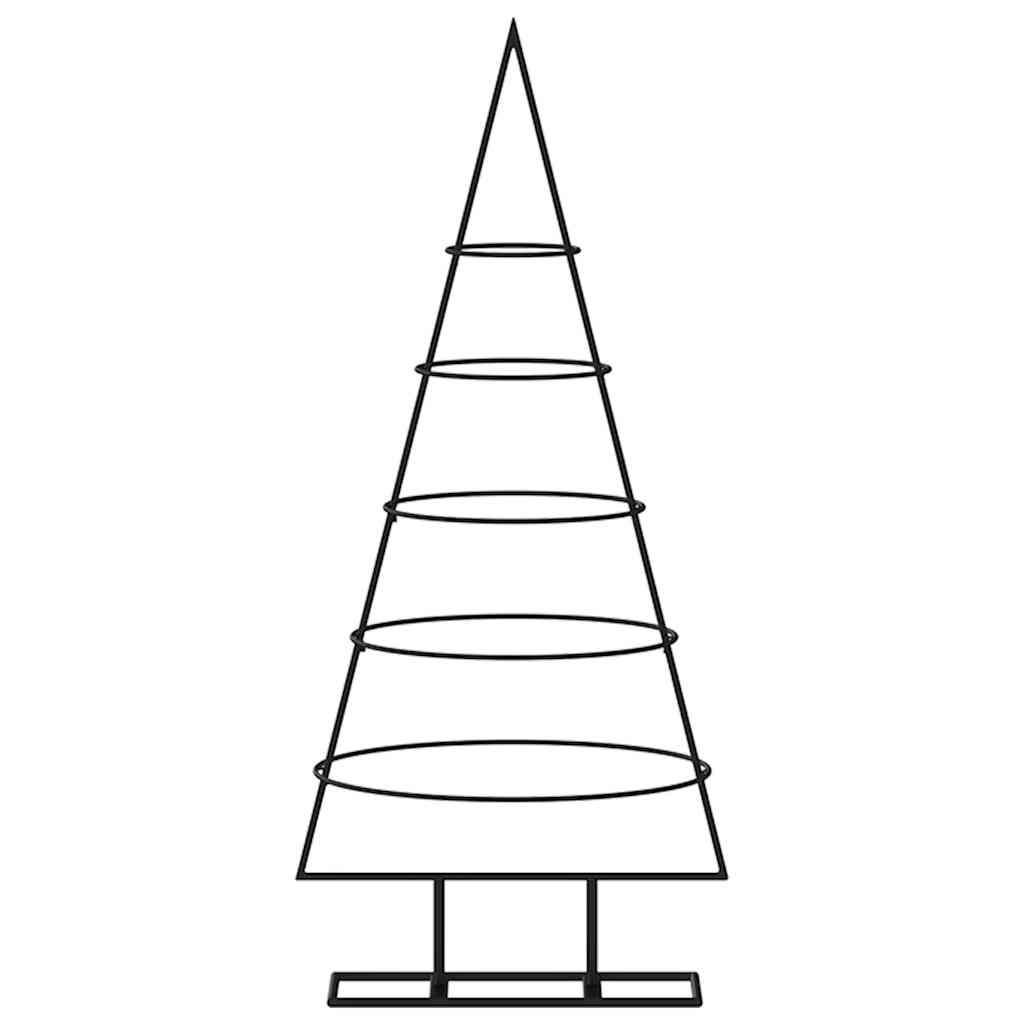 Julgran i metall svart 90 cm