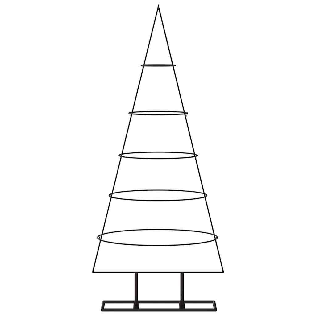 Julgran i metall svart 125 cm