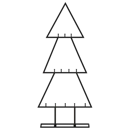 Julgran i metall svart 60 cm