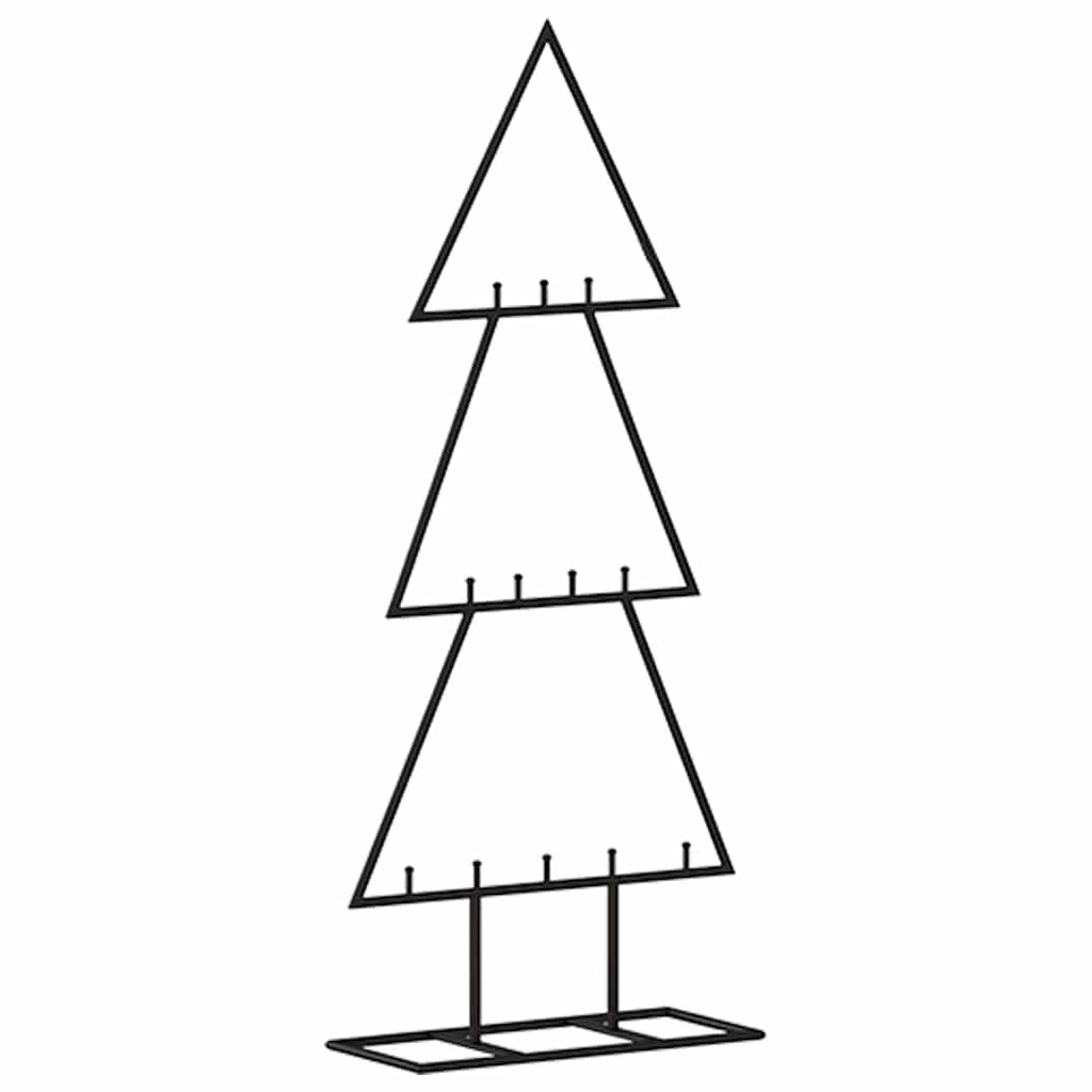 Julgran i metall svart 60 cm