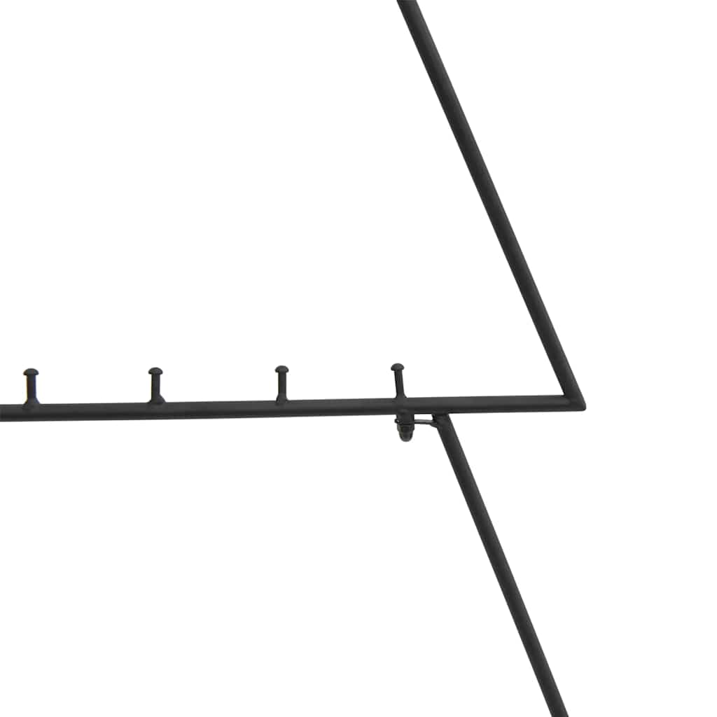 Julgran i metall svart 125 cm