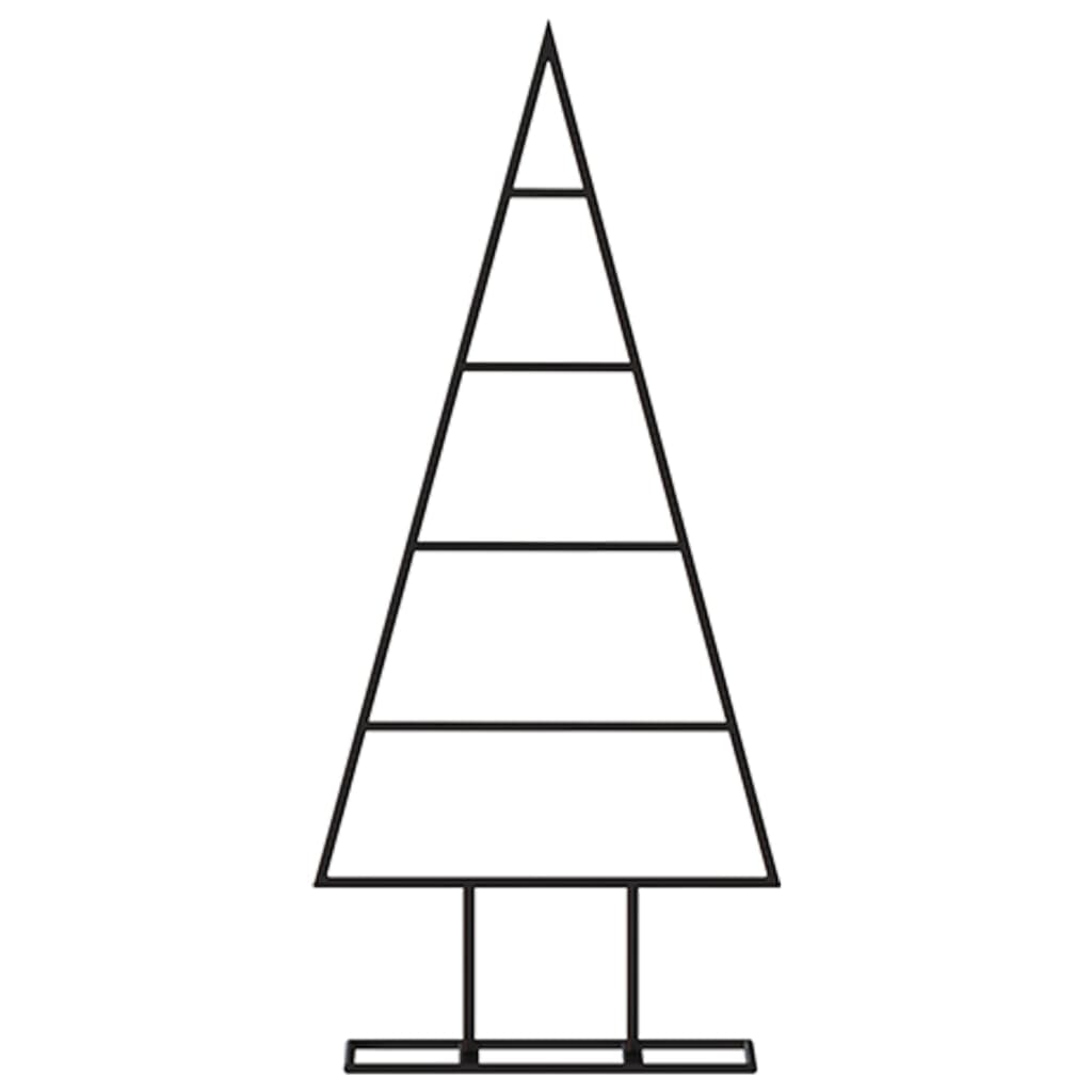 Julgran i metall svart 60 cm