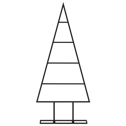 Julgran i metall svart 60 cm