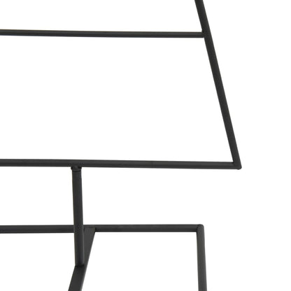 Julgran i metall svart 90 cm