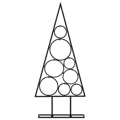 Julgran i metall svart 60 cm