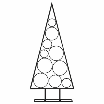 Julgran i metall svart 90 cm