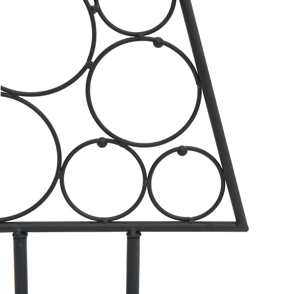Julgran i metall svart 90 cm