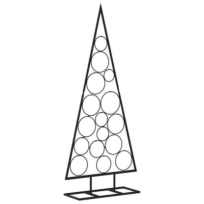 Julgran i metall svart 125 cm