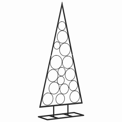 Julgran i metall svart 125 cm
