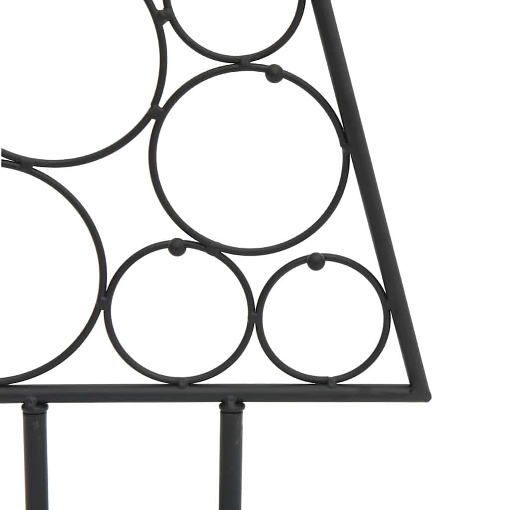 Julgran i metall svart 125 cm