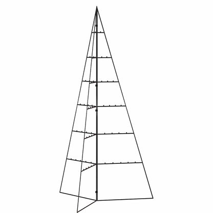 Julgran i metall svart 140 cm