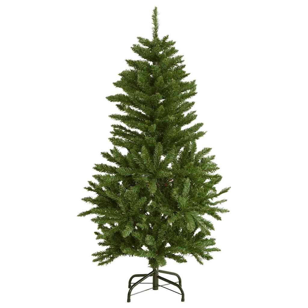 Plastgran med gångjärn 150 LEDs & kulor 150 cm