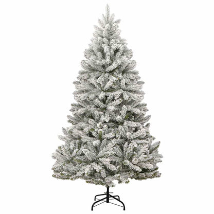 Plastgran med gångjärn 300 LEDs & kulor 180 cm