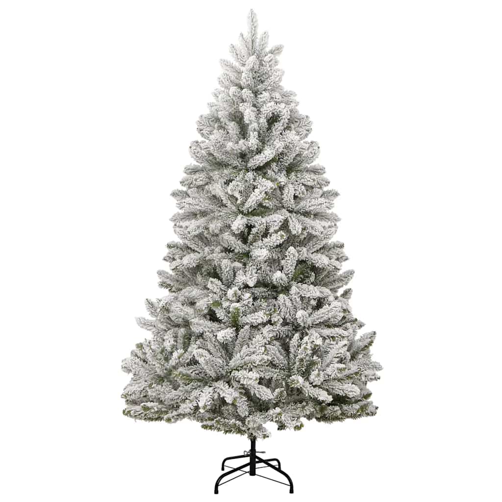 Plastgran med gångjärn 300 LEDs & kulor 270 cm
